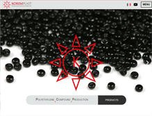 Tablet Screenshot of koremplast.com